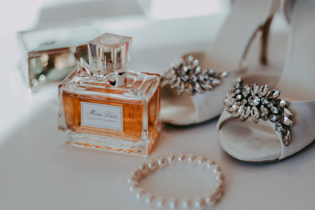 styled shoot of the wedding details