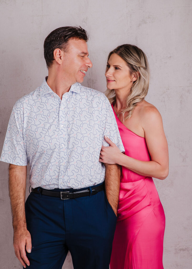 Portrait of Mother and Father looking at each other